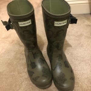 Hunter original short rain boots worn once